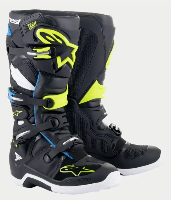 ALPINESTARS TECH 7 BLK/EN/BL/YELLOW